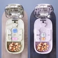 thumbnail image 2 of XIRQI Pill Cutter,Portable Pill Cutter,Pill Cutter Splitter for Small and Tiny Pills with Stainless Steel and Centering Guide Tablet,Cutters Halves/Third/Quarters (2Pcs/White), 2 of 7