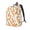 Medium, variant on Peaches Pattern Durable Canvas Backpack for Men & Women – Stylish & Lightweight – Adjustable Straps, Multiple Pockets – Fits 15-17 Inch LaptopsSmall