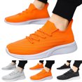 thumbnail image 3 of gvdentm Running Shoes Men's Casual Comfortable Soft Walking Shoes Knit Running Slip-on Lightweight Sneakers Black,9, 3 of 5