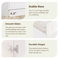 thumbnail image 6 of 71" Tall Kitchen Pantry Storage Cabinet, Farmhouse Pantry Cabinet with 4 Doors & Drawer, Freestanding Cupboard with Adjustable Shelves, Rustic Wood Cupboard for Kitchen, Dining Room, White, 6 of 10