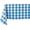 Blue and White, variant on Yourtablecloth Checkered Vinyl Tablecloth with Flannel Backing for Restaurants, Picnics, Bistros, Indoor and Outdoor Dining Black and White, 52X70 Rectangle/Oblong