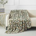 thumbnail image 1 of Mainstays Plush Throw Blanket Floral, 1 of 8