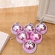 thumbnail image 4 of mfyjkho Paquete De 6 Adornos Navideños De Plástico De 6 Cm Con Rayas Plateadas Para Decoración Navideña (Juego De 6), 4 of 6
