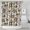 White Christmas Candy, variant on White Christmas Icon Pattern Shower Curtain 36"x72" ,Bathroom Decorative Shower Curtains Set with 12 Hooks,Modern Waterproof Washable Shower Curtain