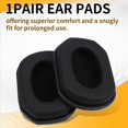 thumbnail image 5 of Almohadillas Suaves para los Oídos para Auriculares Almohadillas para los Oídos Reemplazo de Almohadillas para los Oídos Fácil de Limpiar Negro, 5 of 5