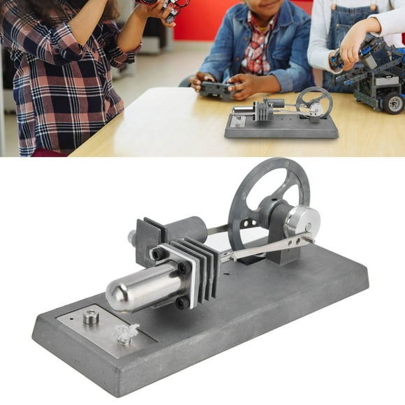 DIY Stirling Engine Set, Stirling Engine Model Wide Application for Machinery Learning for Physical Learning for Science Projects