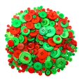 thumbnail image 3 of Botones artesanales Qovydx, 1600 unidades, rojos y verdes, surtidos de 1 a 3 cm, 3 of 7