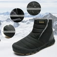 thumbnail image 3 of Men's Slip Resistant Snow Boots,Thermal Shoes,Windproof Boots Faux Fur Lining, 3 of 6