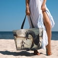 thumbnail image 6 of Pofeuu Swordsman Cool Dragon Print Beach Bag,Waterproof Sandproof Beach Tote Bag, Large Capacity Foldable Beach Bags for Women, 6 of 7