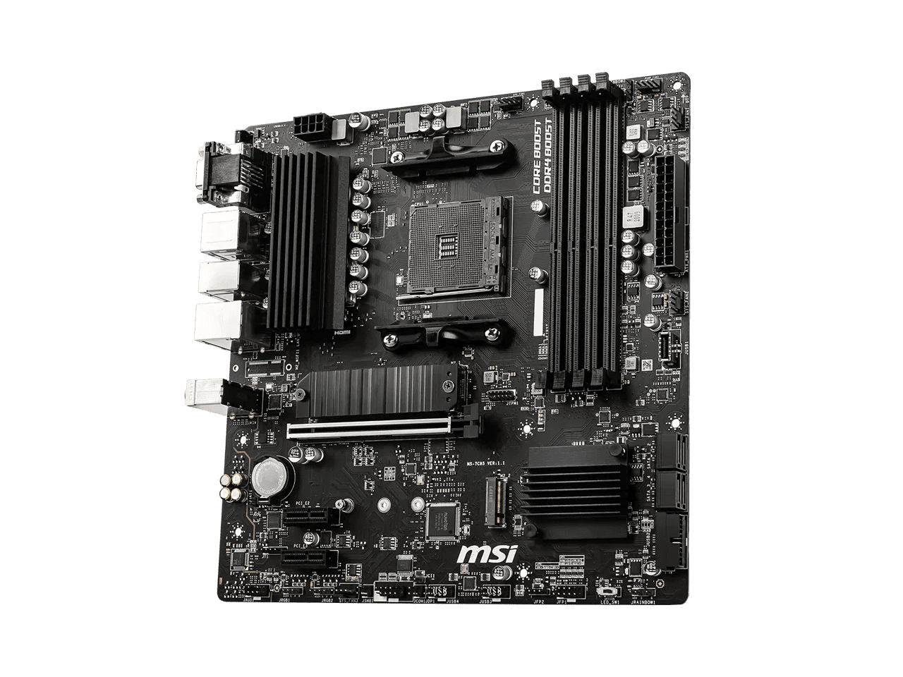 MSI B550MPROVDH B550M PRO-VDH Micro-ATX Motherboard - AM4 DDR4