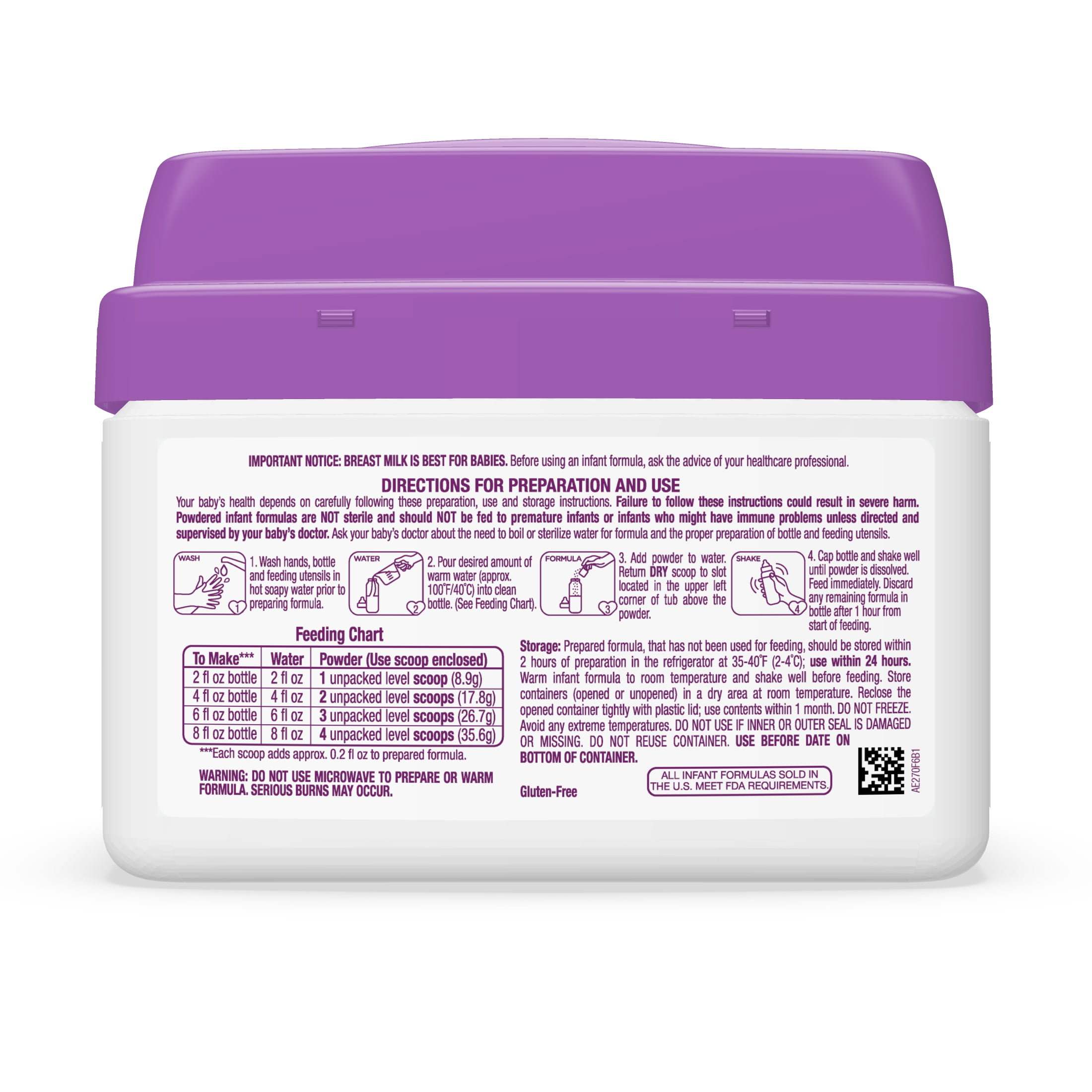 Parent's Choice Gentle Infant Milk-Based Baby Formula, Immune Support, 21.5 oz