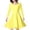 Yellow, variant on Girls Sundress Western Style Long Sleeved Small Floral Shawl Princess Style Girls' Tutu Dress For Girls Size 4-5T