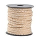 thumbnail image 3 of Cordón de gamuza sintética con tachuelas, tira de 20 yardas (0,20 pulgadas), microfibra, ideal para coser y abalorios, para vestidos, decoraciones y Beige plateado, 3 of 9