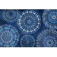 thumbnail image 2 of June, Dina 24x17 Gold Ornate Wood Framed with Double Matting Museum Art Print Titled - Indigo Splash XI, 2 of 4