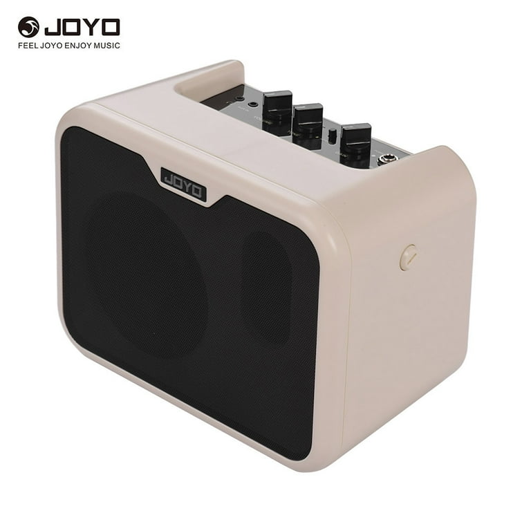 JOYO 10B Mini Portable Electric Bass Amplifier Speaker 10Watt Amp Normal Drive Dual Channels with Power Adapter
