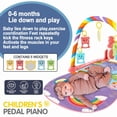 thumbnail image 3 of Baby Music Activity Gym Rug Play Mat Newborn Carpet Pedal Piano Keyboard Infant Fitness Rack Playmat Crawling Game Pad Toys Gift, 3 of 9
