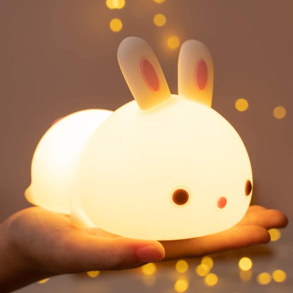 Details about   LED Cute Rabbit Night Lamp for Children Baby Gift Bedroom Living Room 
