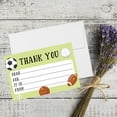 thumbnail image 3 of Koyal Wholesale Kids Fill in the Blank Thank You Cards - 20 Cards Including Envelopes Sports Theme, For Party Guests, 3 of 5