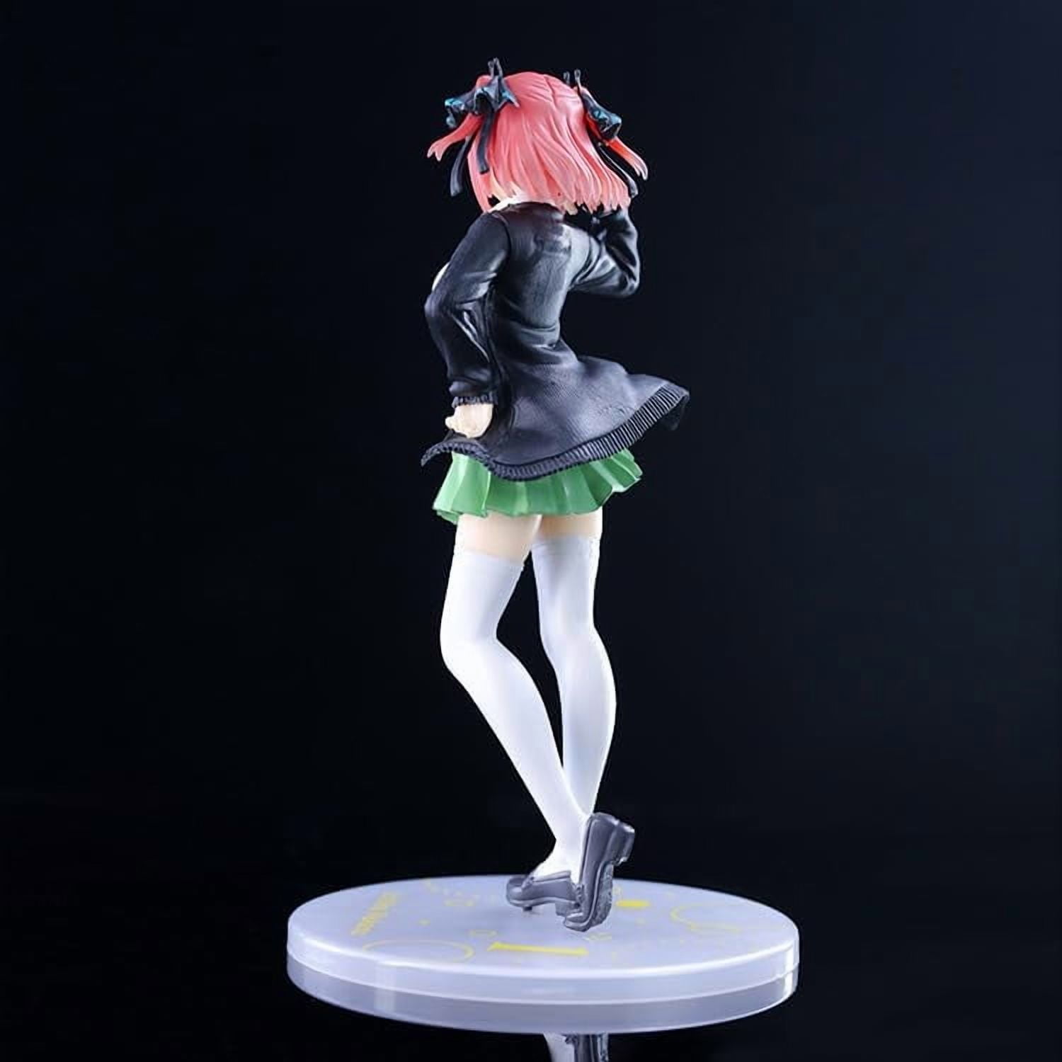 New Nakano Nino Figures, School Uniform Nino Action Figure Statue 20cm/7.9inch PVC Anime Character Model Collectible Decoration Craft Gift