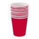 thumbnail image 1 of Yuarrent 50 unids/set exquisitos vasos de papel artesanales ingredientes seguros estimulación de durabilidad Color línea suave Mostrada Rojo rosa brillante, 1 of 6