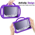 thumbnail image 4 of AVAWO Kids Case for Samsung Galaxy Tab A11+ Plus/A9+ Plus 11 Inch 2026/2023, with Strap, Shockproof Lightweight Handle Stand with Lanyard, Purple, 4 of 8