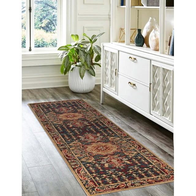 ECARPET Sofia Traditional Runner Rug for Living Room, Bedroom, Dining Room, Entrance, Hallway and More.