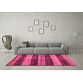 thumbnail image 3 of Ahgly Company Indoor Rectangle Abstract Pink Modern Area Rugs, 4' x 6', 3 of 4