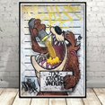 thumbnail image 1 of Disney Cartoon Characters Canvas Poster Graffiti Mickey Mouse Donald Duck Home Room Decor Wall Art Painting Mural Print Pictures40X60cm Unframed Gao Jinjia LED, 1 of 2