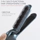 thumbnail image 4 of Plancha alisadora, peine portátil 2 en 1 para cabello liso y rizado con calentamiento rápido de 10 segundos a 200 °C, plancha alisadora y rizadora de cerámica profesional con apagado automático., 4 of 8