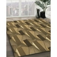 thumbnail image 3 of Ahgly Company Machine Washable Indoor Rectangle Transitional Cinnamon Brown Area Rugs, 5' x 7', 3 of 7