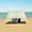 Plaid Pattern With Yellow Accents, variant on Portable Beach Tent Sun Shelter With Ground Pegs Water And Wind Resistant Sun Shade Canopy Angle Adjustable Purple Irises