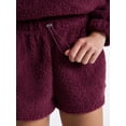 thumbnail image 4 of No Boundaries Plush Bungee Cord Shorts, Women's Sizes XXS-XXL, 4 of 5