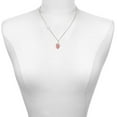 thumbnail image 2 of Delight Jewelry Silver-tone Large 3-D Pink Strawberry with Crystals - Silvertone Class of 2026 Delicate Bar Necklace, 18.75", 2 of 4