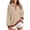 *Khaki, variant on ClodeEU Womens Plus Size Sweatshirts,Long Sleeve Lapel Collared Pullover,Casual Soft Pullover Tops Shirts Army Green,Womens Plus XXL