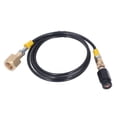 thumbnail image 4 of Adaptador de recarga de soda, conector de tanque de llenado de cartucho de cilindro de CO2 con manguera de 60 pulgadas, manguera de alta presión CGA320, 4 of 14