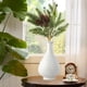 thumbnail image 2 of Ramas de ciprés artificial nevadas con agujas de pino, púas de pino escarchadas falsas, vegetación, piñas de árbol de Navidad, tallos para arreglos navideños de temporada, decoración blanca de, 2 of 6