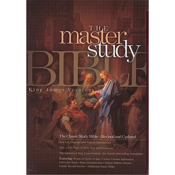 Pre-Owned KJV Master Study Bible, Black Bonded Leather (Hardcover)