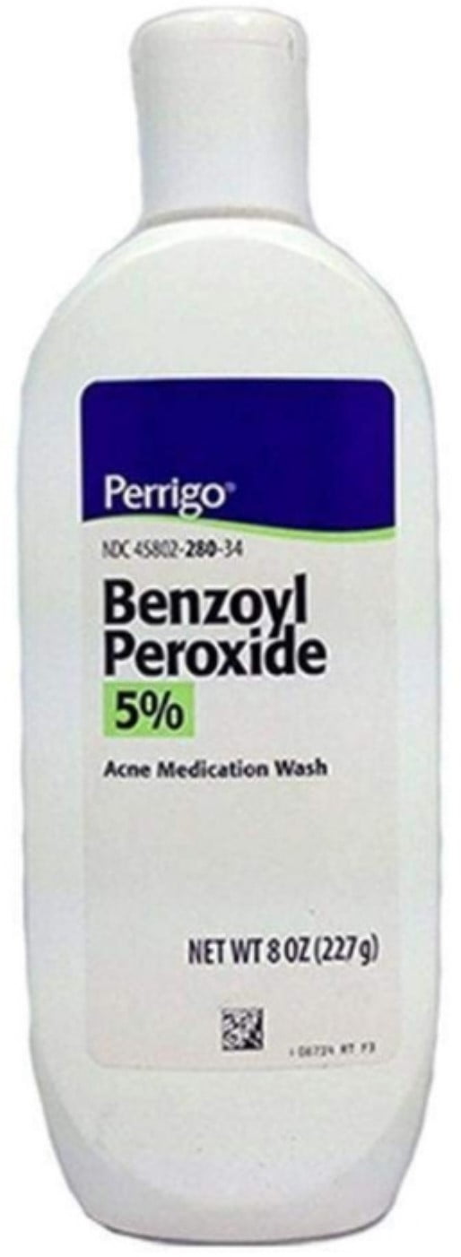 Buy Perrigo Benzoyl Peroxide Wash, 8 oz (Pack of 2) Online at Lowest