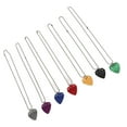 thumbnail image 3 of Guitar Pick, Decorative Unique Colorful Metal 7PCS Guitar Pick Necklace  For Lover, 3 of 8