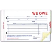 We Owe Form for Car Dealers (3-Part Carbonless) (100 per Pack)