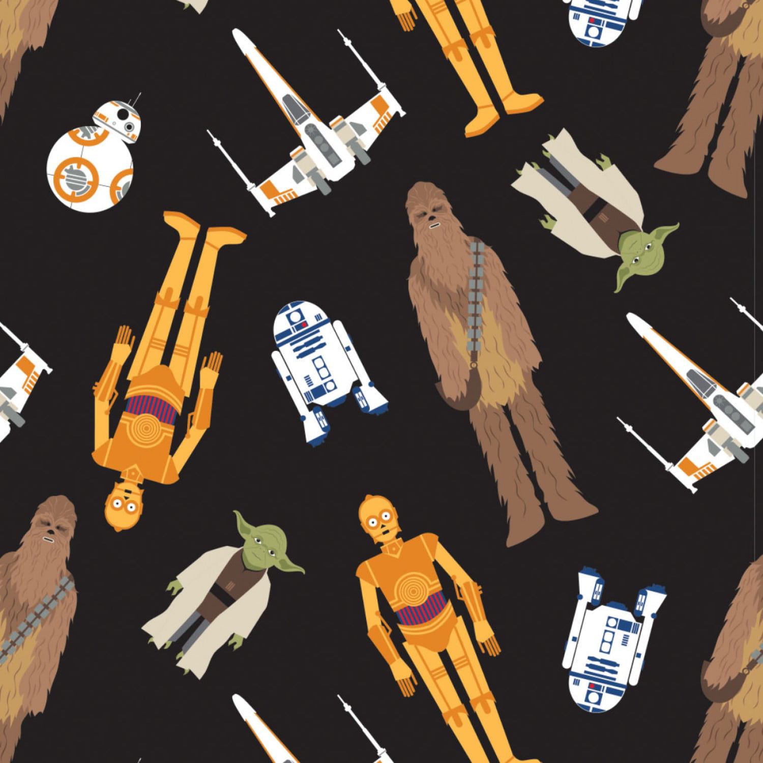 Star Wars Fabric Star Wars Mandalorian /& Baby Yoda Toss 100/% cotton fabric