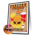 thumbnail image 1 of Cuadros Decorativos Pintura de diamante 5D DIY Retro Poster Full Round Drill Picture (NH789) Tmvgtek embutido en tela, 1 of 6
