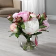 thumbnail image 4 of Uttermost Blaire Polyester and Iron Peony Bouquet in Lush Pink/Clear/Cream, 4 of 6