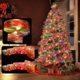 thumbnail image 1 of Xtmas Tree Pendant Fairy Lights Strings Flexible 13.3ft Mesh Print 40 LED 2pcs For Party Weddings, 1 of 21