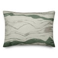 thumbnail image 2 of Creative Products Green Gray Flowing Lines 14x20 Indoor / Outdoor Pillow, 2 of 3