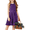 Purple, variant on Arshiner Girls Summer Dress Halter Neck Sundress A-Line Swing Party Dresses