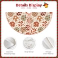 thumbnail image 3 of Balery Cow Spots And Disco Ball Printed Christmas Tree Skirt , Merry Christmas Party Christmas Tree Decoration,Adjustable Tree Skirt-36", 3 of 6