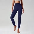 thumbnail image 2 of Celsior Cellulite Leggings Butt Lift Booty Workout Tights Skin-Friendly Scrunch Butt Lifting Leggings Tummy Shaping Pants 3D Anti Cellulite Leggings for Women High Waisted Leggings Navy S, 2 of 6