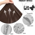 thumbnail image 7 of SCRAWLGOD Cross Horse Print Brown 4 Pcs Gaming Chair Covers Slipcovers with Armrest Covers Breathable Computer Chair Cover Stretchy Gamer Chair Cover Cat Scratch Proof, 7 of 7