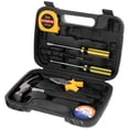 thumbnail image 3 of 1 Set Tool Box Assorted Measure Tape Screwdriver Hammer Cutter Pliers Supply, 3 of 8